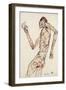 The Dancer, 1913-Egon Schiele-Framed Giclee Print