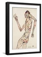 The Dancer, 1913-Egon Schiele-Framed Giclee Print