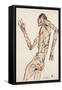 The Dancer, 1913-Egon Schiele-Framed Stretched Canvas