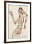 The Dancer, 1913-Egon Schiele-Framed Giclee Print