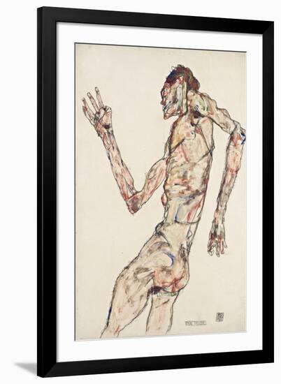 The Dancer, 1913-Egon Schiele-Framed Giclee Print