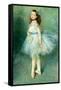 The Dancer. Dated: 1874. Dimensions: overall: 142.5 x 94.5 cm (56 1/8 x 37 3/16 in.) framed: 16...-Auguste Renoir-Framed Stretched Canvas