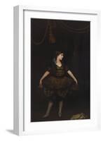 The Dancer in Black-John da Costa-Framed Giclee Print