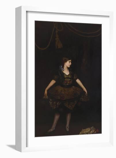 The Dancer in Black-John da Costa-Framed Giclee Print