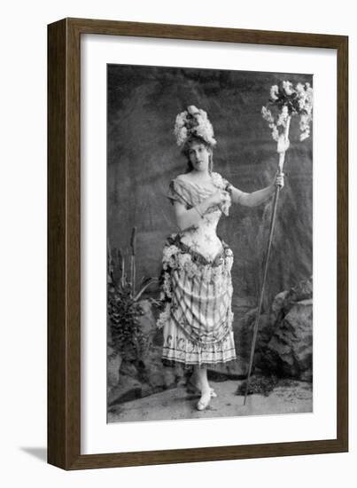 The Dancer Maria Petipa in the Role of the Lilac Fairy, in Tchaikovsky's 'Sleeping Beauty'-null-Framed Photographic Print