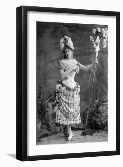 The Dancer Maria Petipa in the Role of the Lilac Fairy, in Tchaikovsky's 'Sleeping Beauty'-null-Framed Photographic Print