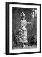 The Dancer Maria Petipa in the Role of the Lilac Fairy, in Tchaikovsky's 'Sleeping Beauty'-null-Framed Photographic Print