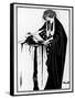 The Dancer's Reward: The Head on a Platter-Aubrey Beardsley-Framed Stretched Canvas