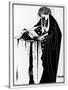 The Dancer's Reward: The Head on a Platter-Aubrey Beardsley-Stretched Canvas