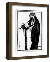 The Dancer's Reward: The Head on a Platter-Aubrey Beardsley-Framed Photographic Print