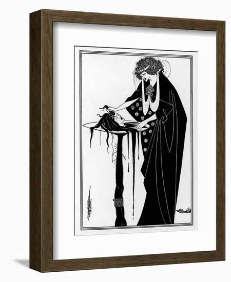 The Dancer's Reward: The Head on a Platter-Aubrey Beardsley-Framed Photographic Print