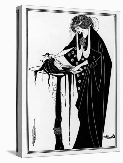 The Dancer's Reward: The Head on a Platter-Aubrey Beardsley-Stretched Canvas