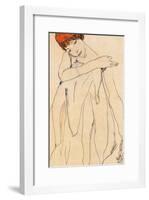 The Dancer-Egon Schiele-Framed Art Print