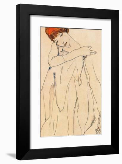 The Dancer-Egon Schiele-Framed Art Print