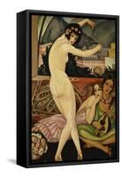 The Dancer-Gerda Wegener-Framed Stretched Canvas