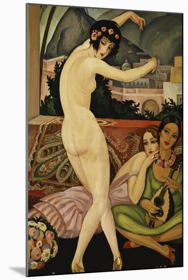 The Dancer-Gerda Wegener-Mounted Giclee Print