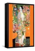 The Dancer-Gustav Klimt-Framed Stretched Canvas