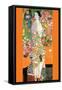 The Dancer-Gustav Klimt-Framed Stretched Canvas