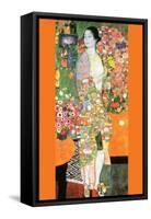 The Dancer-Gustav Klimt-Framed Stretched Canvas