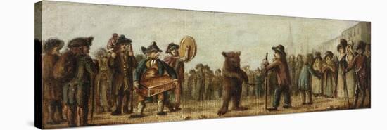 The Dancing Bear-Henry William Bunbury-Stretched Canvas