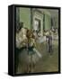 The Dancing Class, about 1873/1876-Edgar Degas-Framed Stretched Canvas