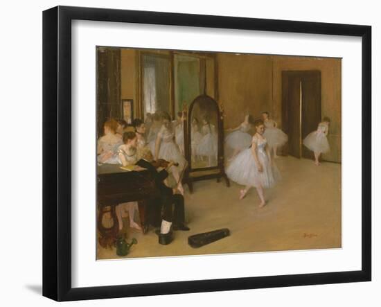 The Dancing Class, c.1871-Edgar Degas-Framed Giclee Print