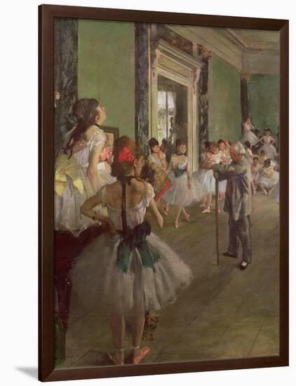 The Dancing Class, circa 1873-76-Edgar Degas-Framed Giclee Print