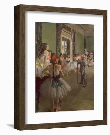 The Dancing Class, circa 1873-76-Edgar Degas-Framed Premium Giclee Print