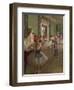 The Dancing Class, circa 1873-76-Edgar Degas-Framed Premium Giclee Print