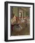 The Dancing Class, circa 1873-76-Edgar Degas-Framed Premium Giclee Print