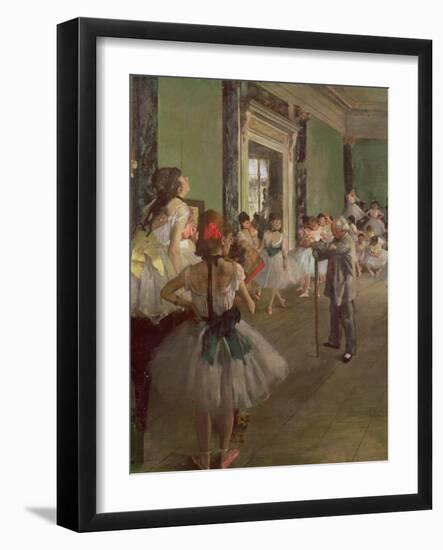 The Dancing Class, circa 1873-76-Edgar Degas-Framed Giclee Print