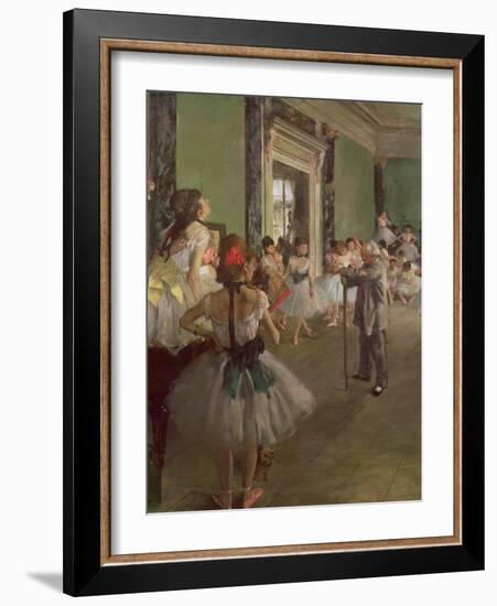 The Dancing Class, circa 1873-76-Edgar Degas-Framed Giclee Print