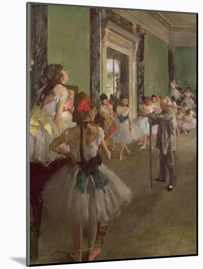 The Dancing Class, circa 1873-76-Edgar Degas-Mounted Giclee Print
