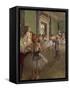 The Dancing Class, circa 1873-76-Edgar Degas-Framed Stretched Canvas