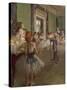The Dancing Class, circa 1873-76-Edgar Degas-Stretched Canvas