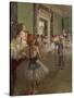 The Dancing Class, circa 1873-76-Edgar Degas-Stretched Canvas