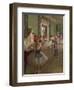 The Dancing Class, circa 1873-76-Edgar Degas-Framed Giclee Print