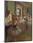 The Dancing Class, circa 1873-76-Edgar Degas-Mounted Giclee Print