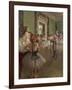 The Dancing Class, circa 1873-76-Edgar Degas-Framed Giclee Print