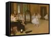 The Dancing Class-Edgar Degas-Framed Stretched Canvas