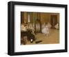 The Dancing Class-Edgar Degas-Framed Art Print