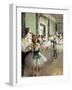 The Dancing Class-Edgar Degas-Framed Art Print