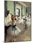 The Dancing Class-Edgar Degas-Mounted Art Print