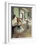 The Dancing Class-Edgar Degas-Framed Art Print