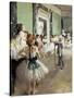 The Dancing Class-Edgar Degas-Stretched Canvas