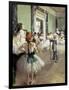 The Dancing Class-Edgar Degas-Framed Art Print