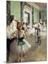 The Dancing Class-Edgar Degas-Mounted Art Print