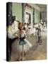 The Dancing Class-Edgar Degas-Stretched Canvas