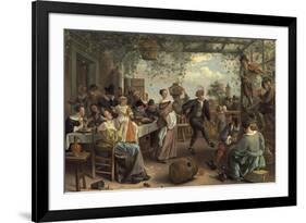 The Dancing Couple, 1663-Jan Havicksz. Steen-Framed Giclee Print