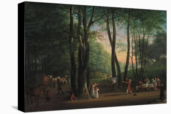 The Dancing Glade at Sorgenfri, North of Copenhagen, 1800-Jens Juel-Stretched Canvas